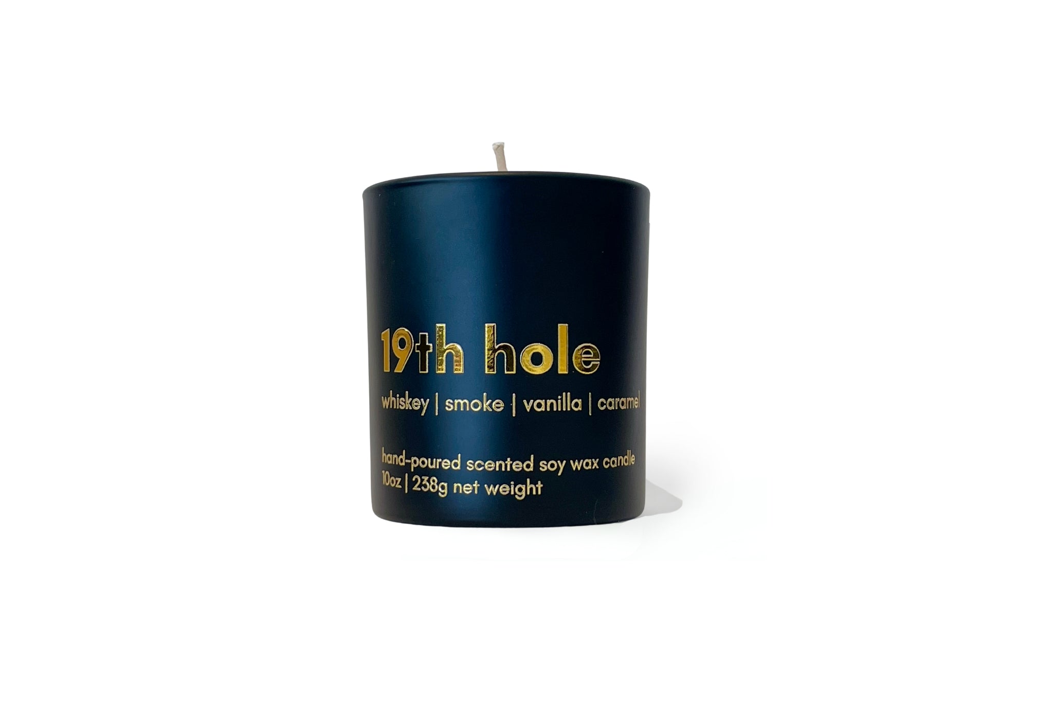 19th hole 10oz candle, old fashion scented soy wax candle, gifts for golfers, golf lovers