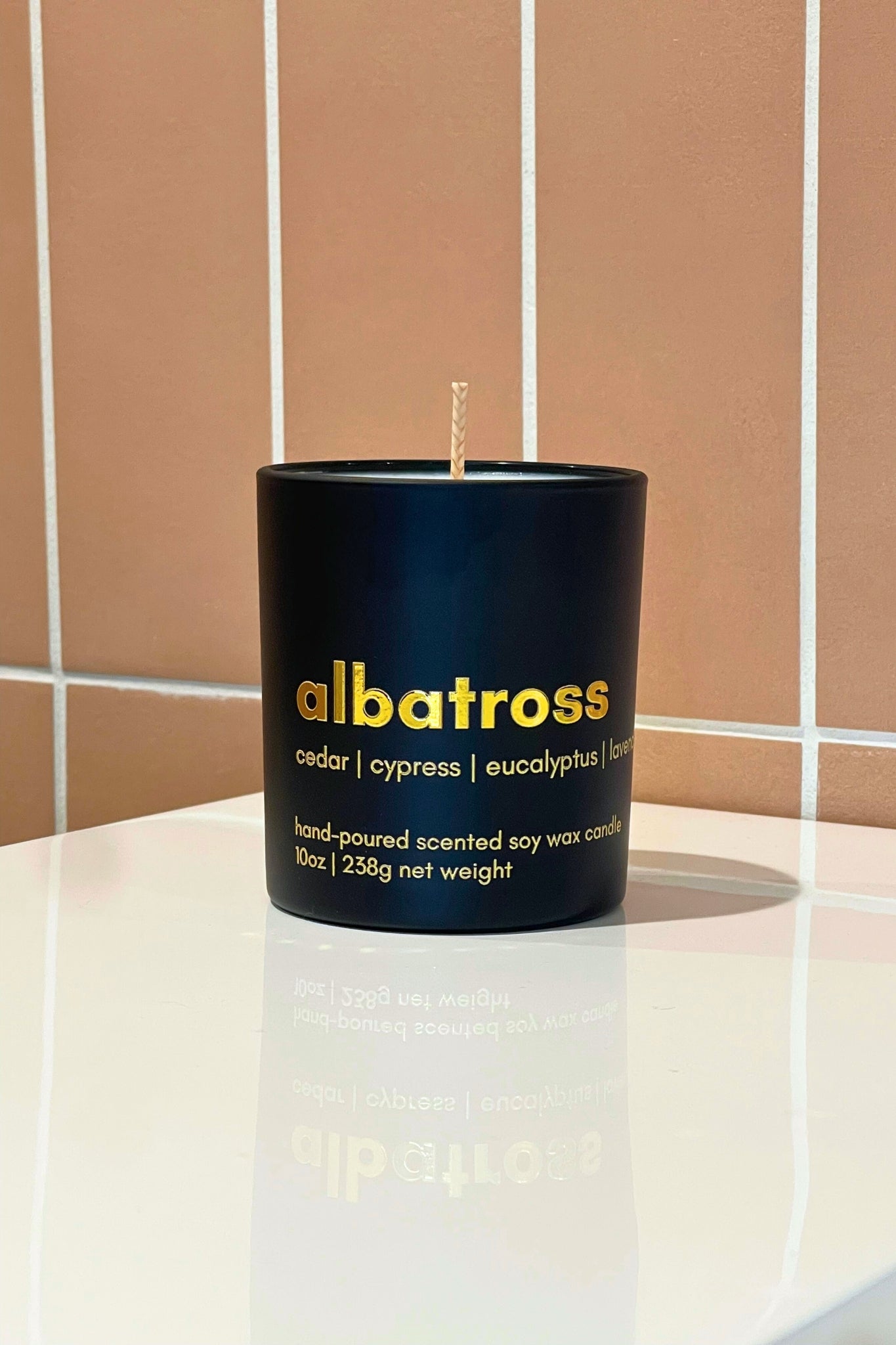 albatross 10oz candle, soy wax candle, golf lovers gifts, candle gifts