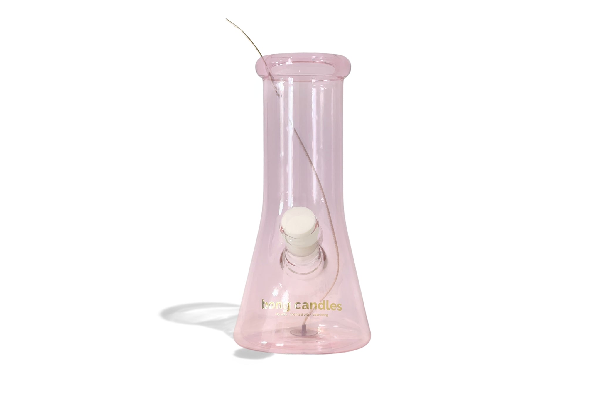 bong candles DIY candle vessel, fill your own candle, empty bong candle, DIY candle kit