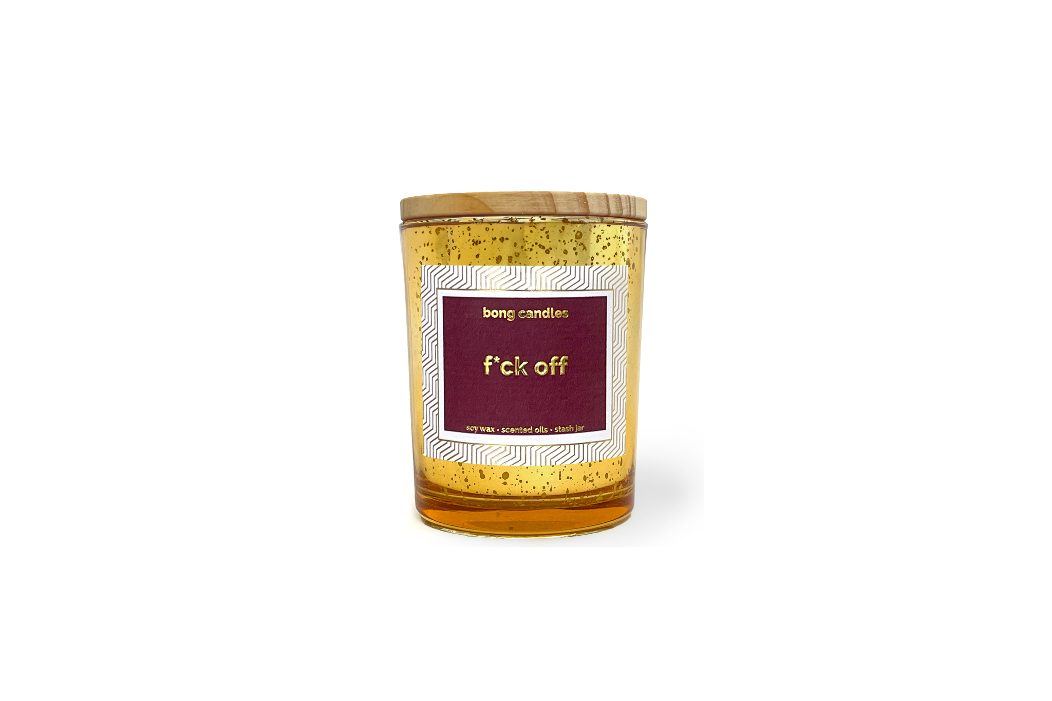 f*ck off, fuck off candle, stash jar candle, upcycle candle, reusable candle jar, funny gift, novelty gift