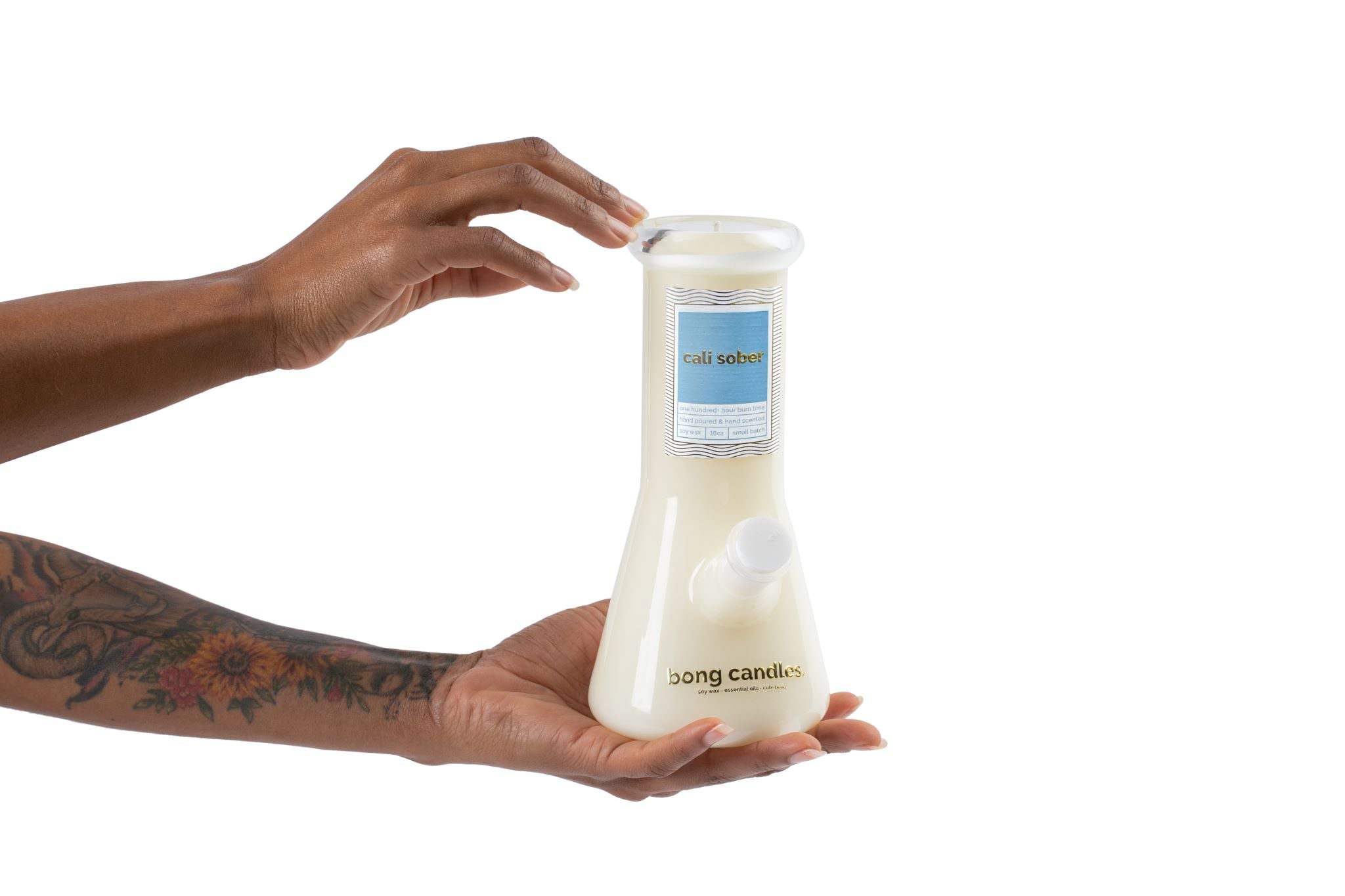 cali sober, beach scented, soy wax candle, beachy candle