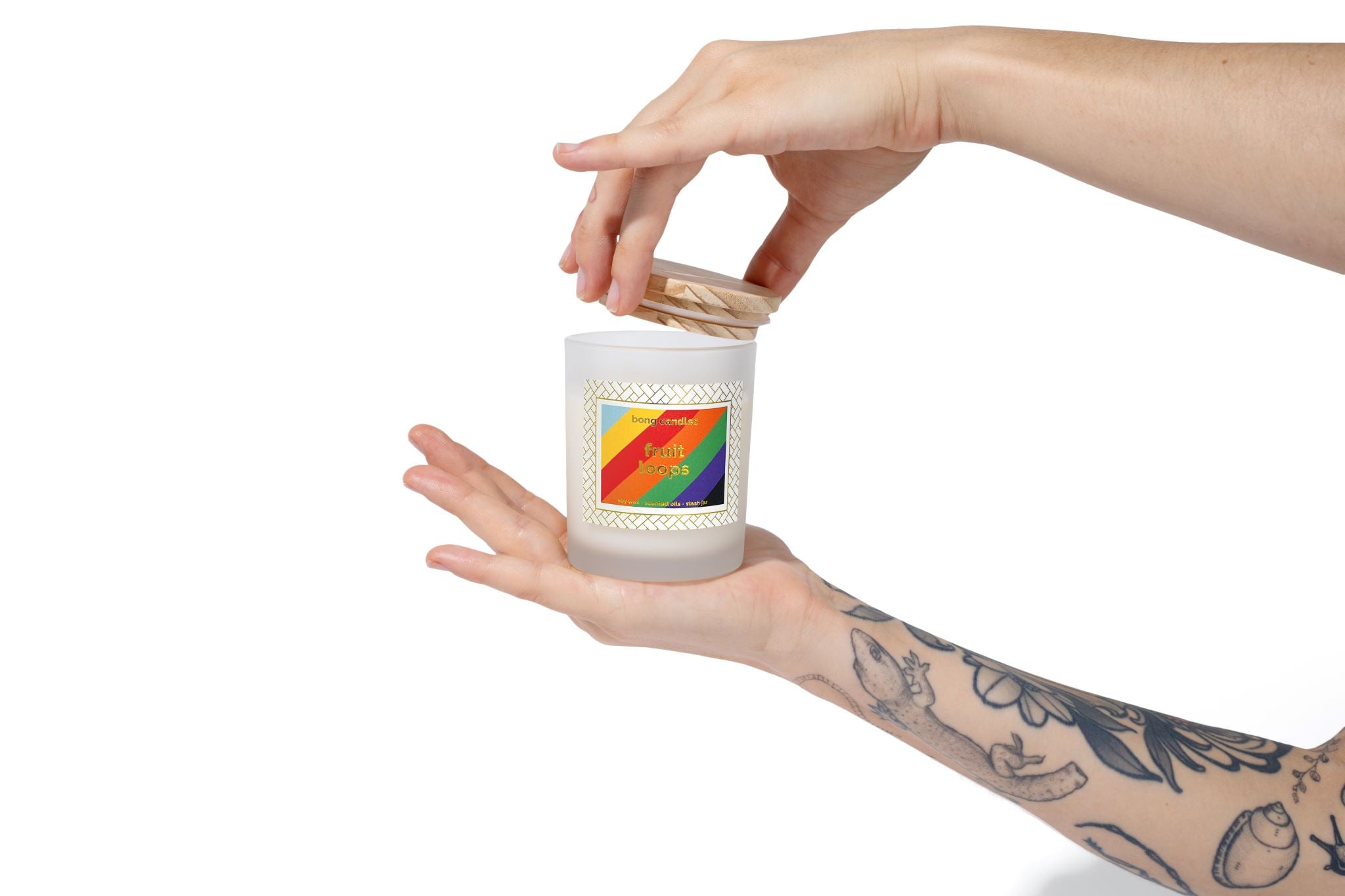 fruit loops stash jar candle