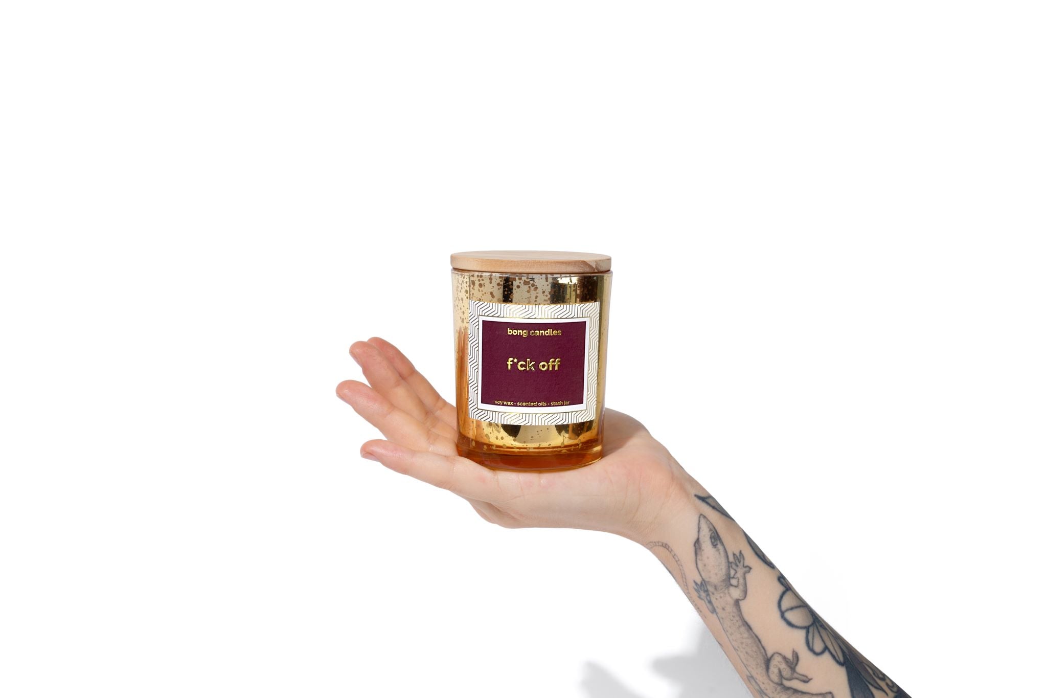 f*ck off, fuck off candle, stash jar candle, upcycle candle, reusable candle jar, funny gift, novelty gift