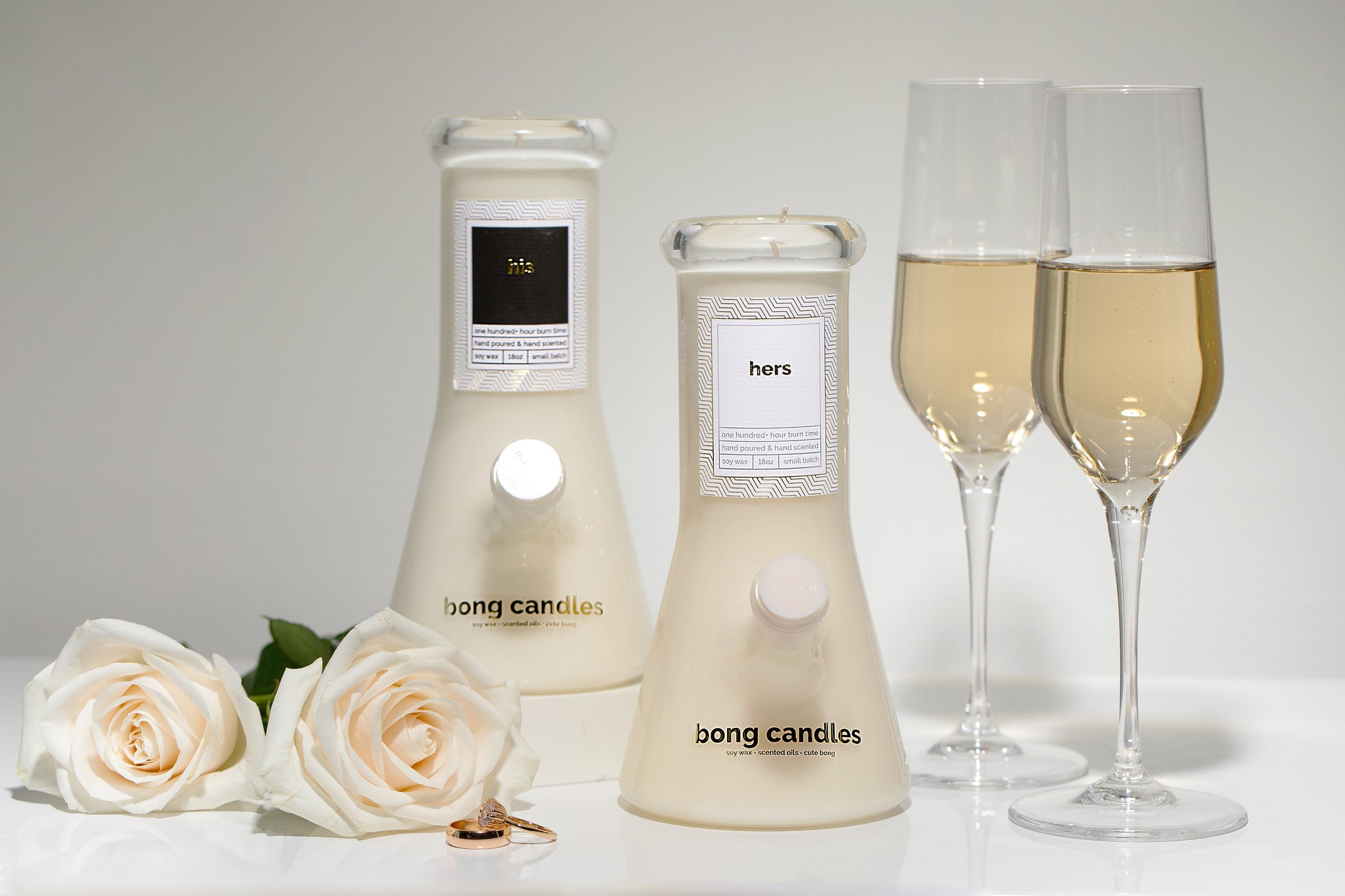 wedding schwag candle