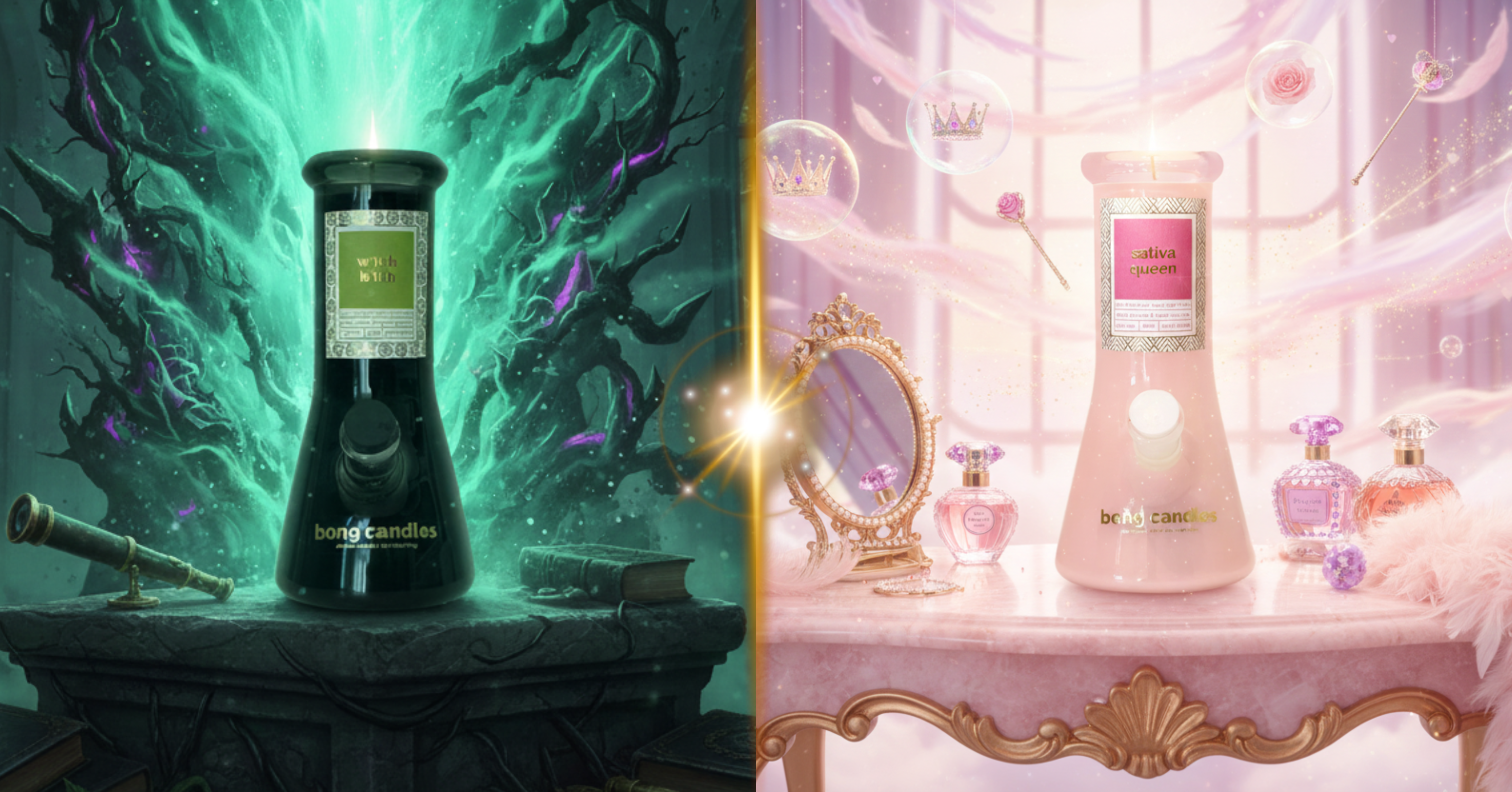 🔮 Glinda vs. Elphaba: Which Bong Candle Witch Are You?