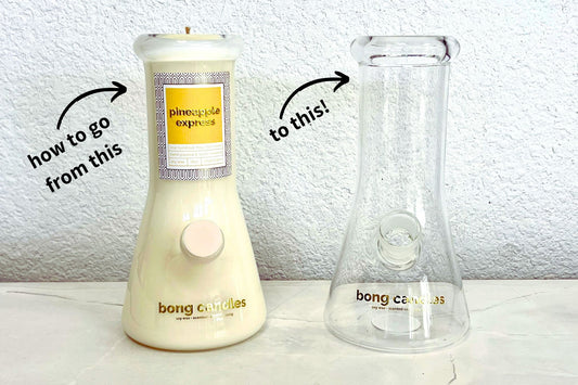 Ready to upcycle your bong candle? The ultimate guide to removing candle wax