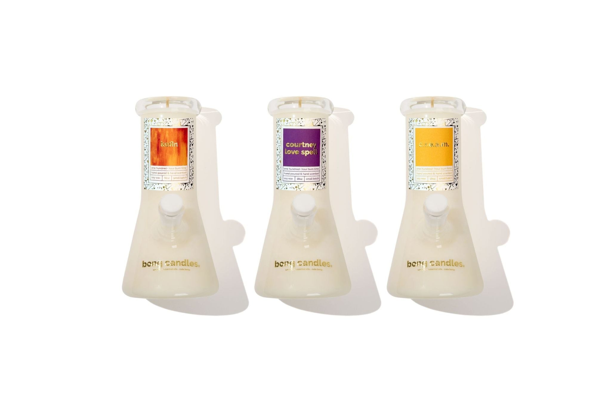 bong candles 90s collection, 
