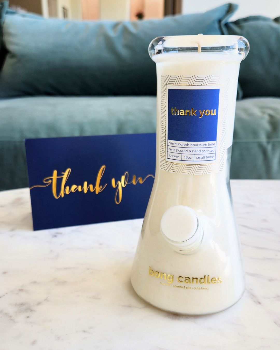 thank you gift, thank you candle, candle gift, soy wax candle