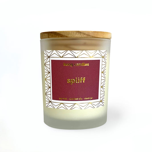 spliff stash jar candle