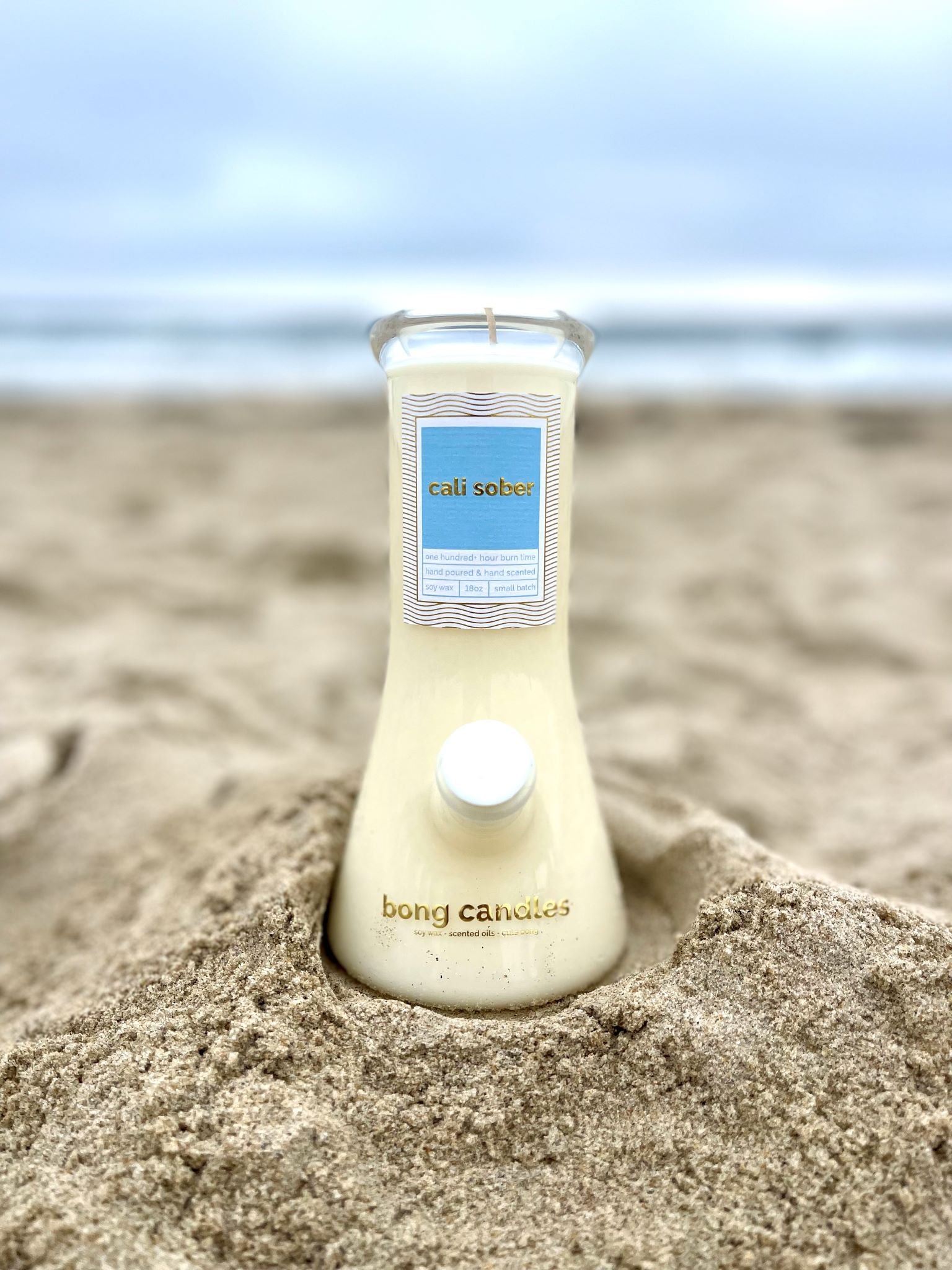 Cali Sober bong candle