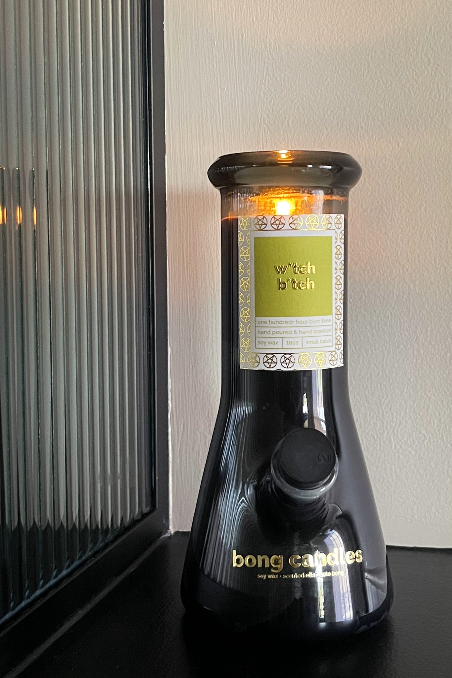 w*tch b*tch bong candle