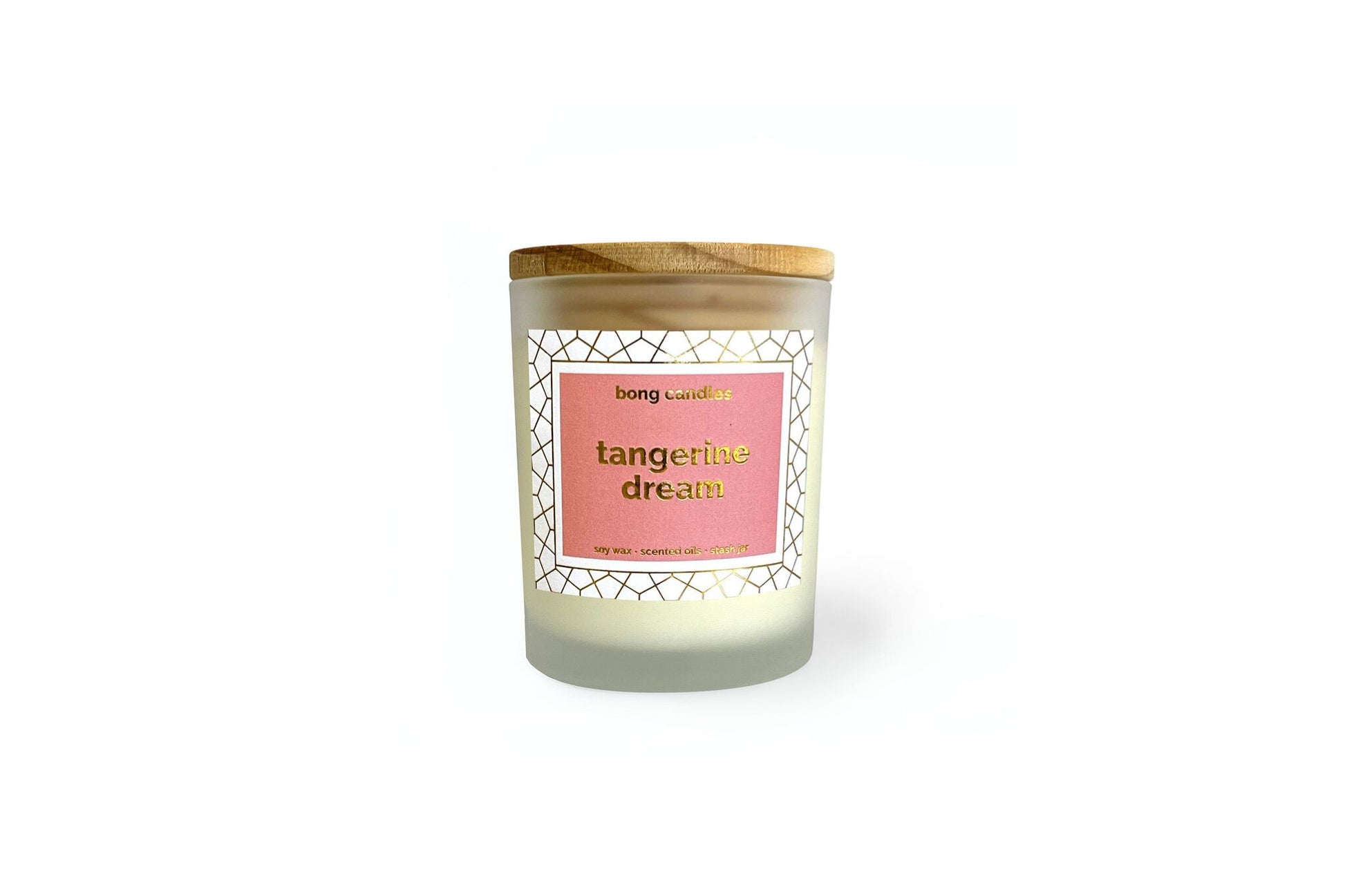 tangerine dream, candle, candle gift, stash jar candle, vanilla, mint, tangerine