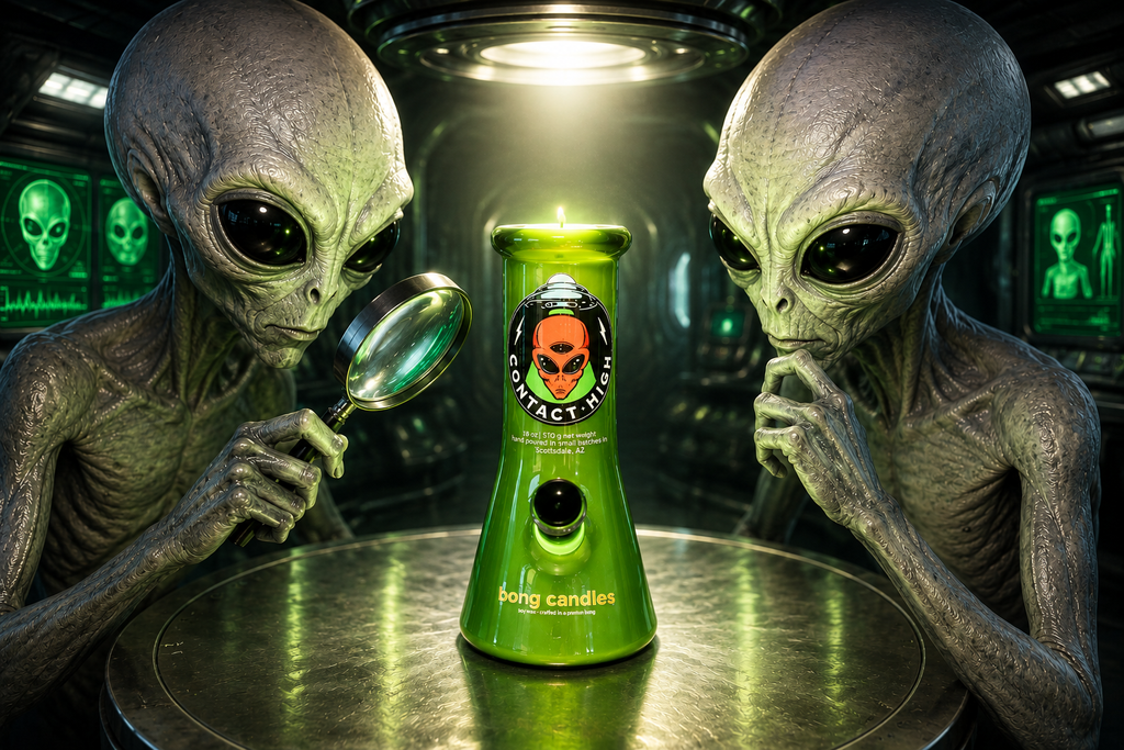 contact high bong candle