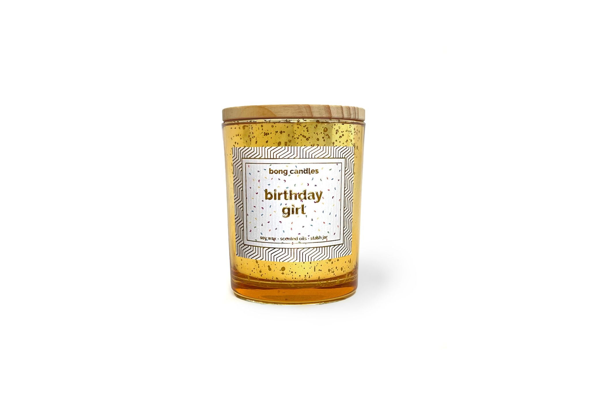 birthday girl stash jar candle, birthday stash jar candle, birthday gift, candle gifts, vanilla candle, vanilla buttercream cake scented candle, stash jar candle, upcycle