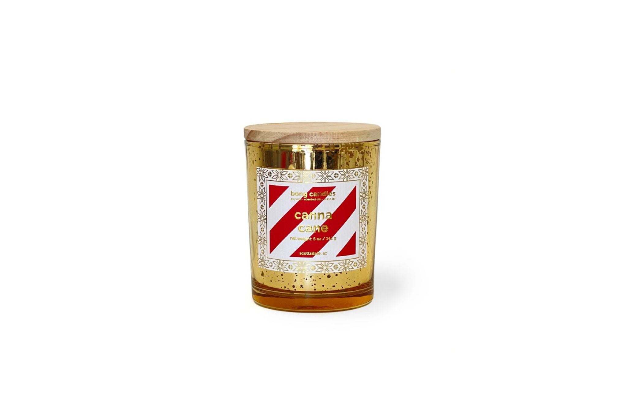 candy cane scented candle, canna cane, holiday candle, christmas candle, stash jar candle, upcycle candle, stash jar