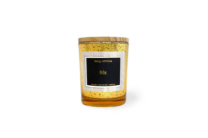 wedding candle, his, manly scent, bachelor gift, groomsmen gift