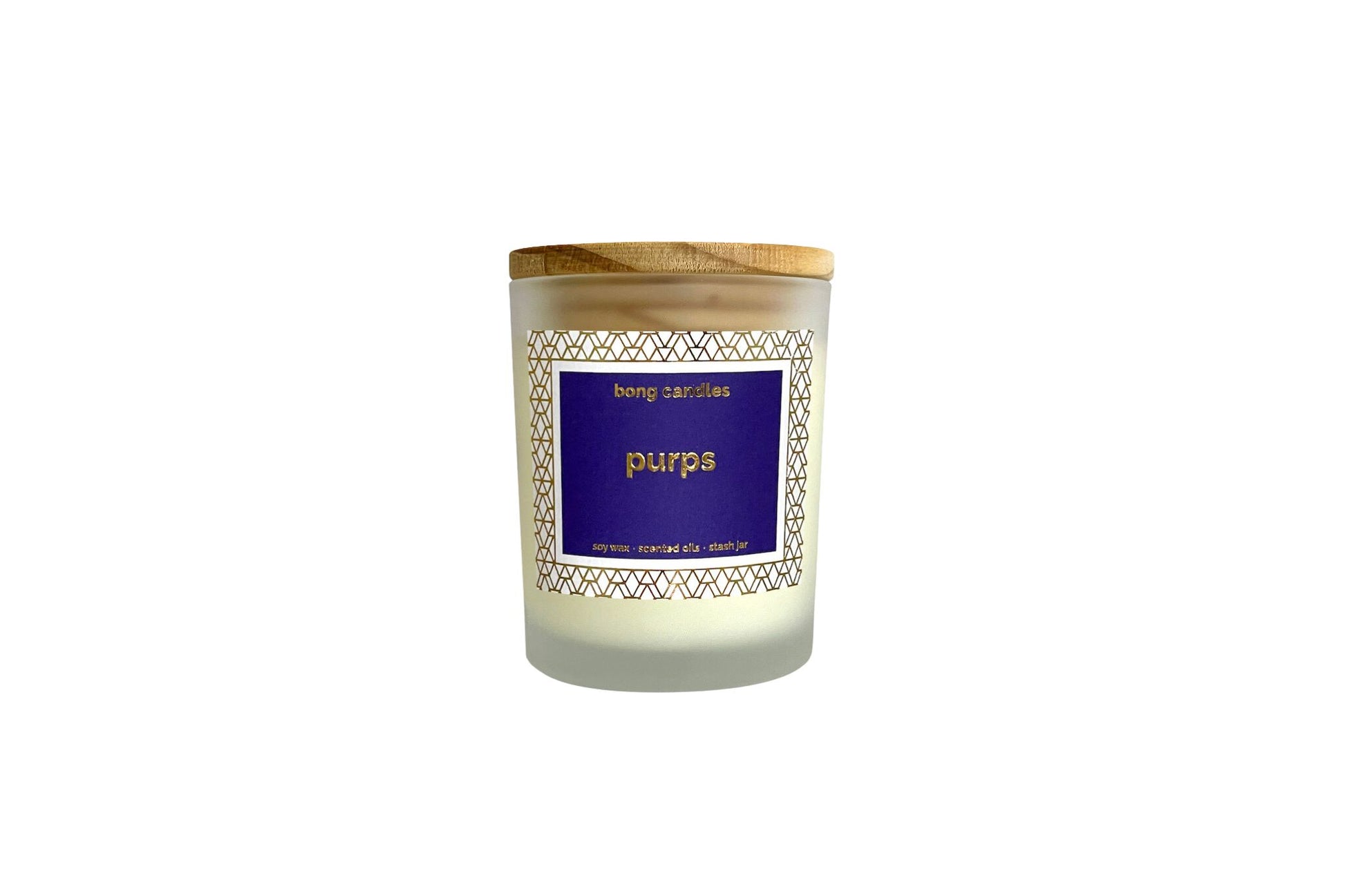 purps stash jar candle, juicy blackberry, lemon & lime, purps, airtight lid, stash jar