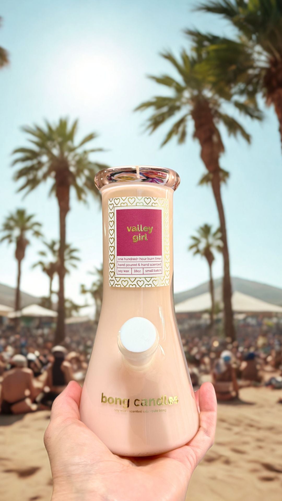 valley girl bong candle