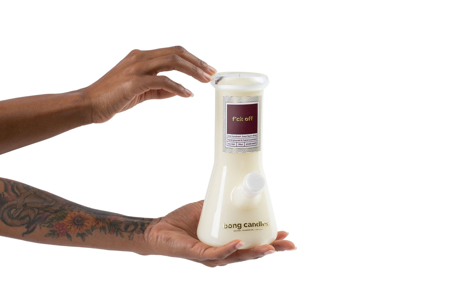 f*ck off bong candle