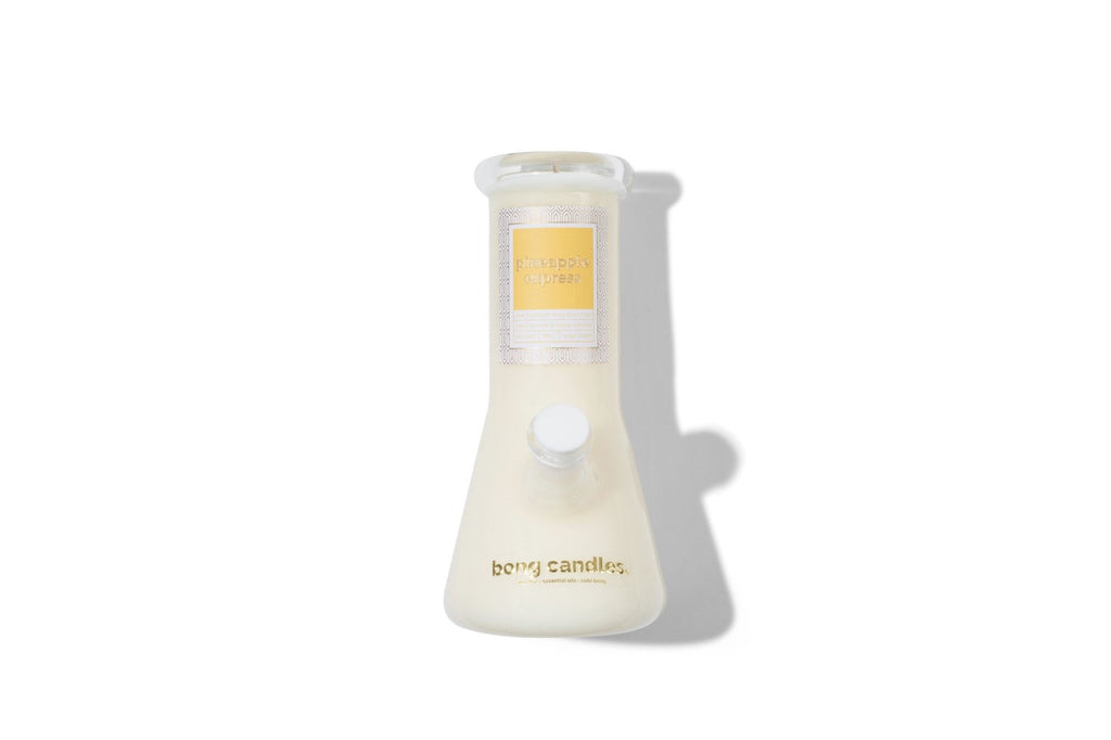 pineapple express bong candle, bong candle, maui strong, pineapple express, schwag candle