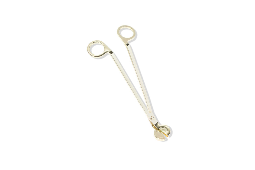bong candles wick trimmer -  gold - candle accessories
