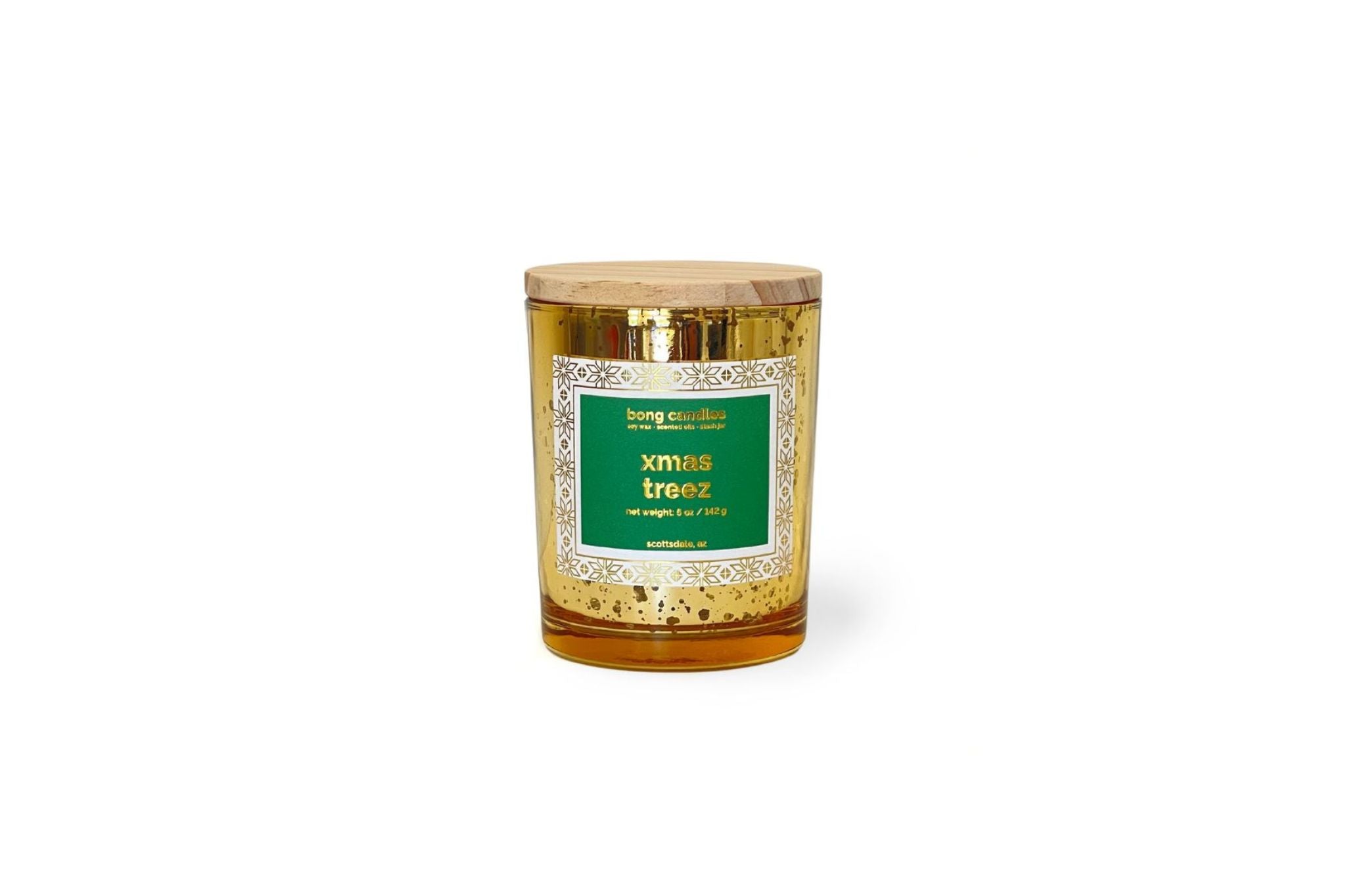 xmas treez scented candle, bong candle, pine candle, christmas candle, pine tree scent